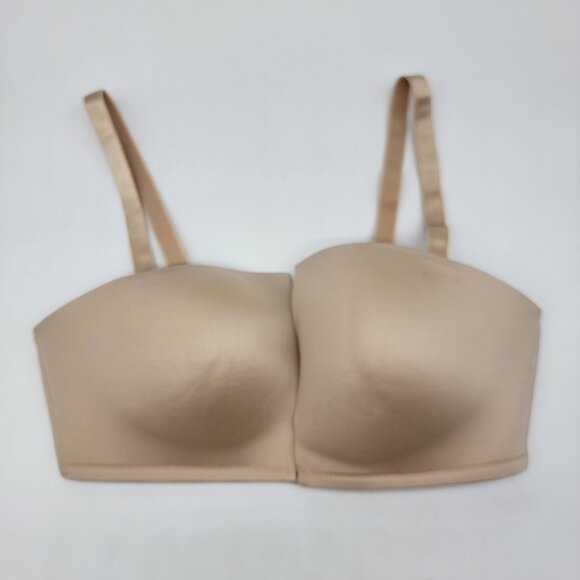 Venus Bra Nude Beige Wireless T-Shirt Bra Size 36D - Picture 1 of 7